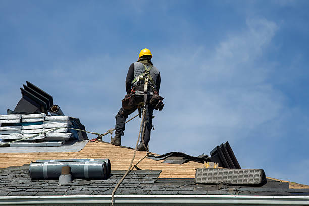 Professional Metal Roofing technician working in Northport, NY